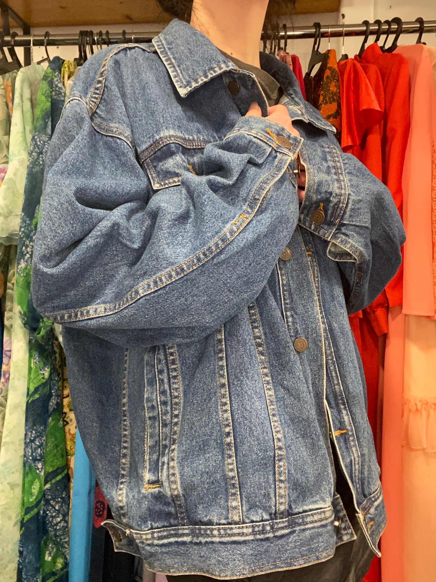 Casual Pointe Denim Jacket