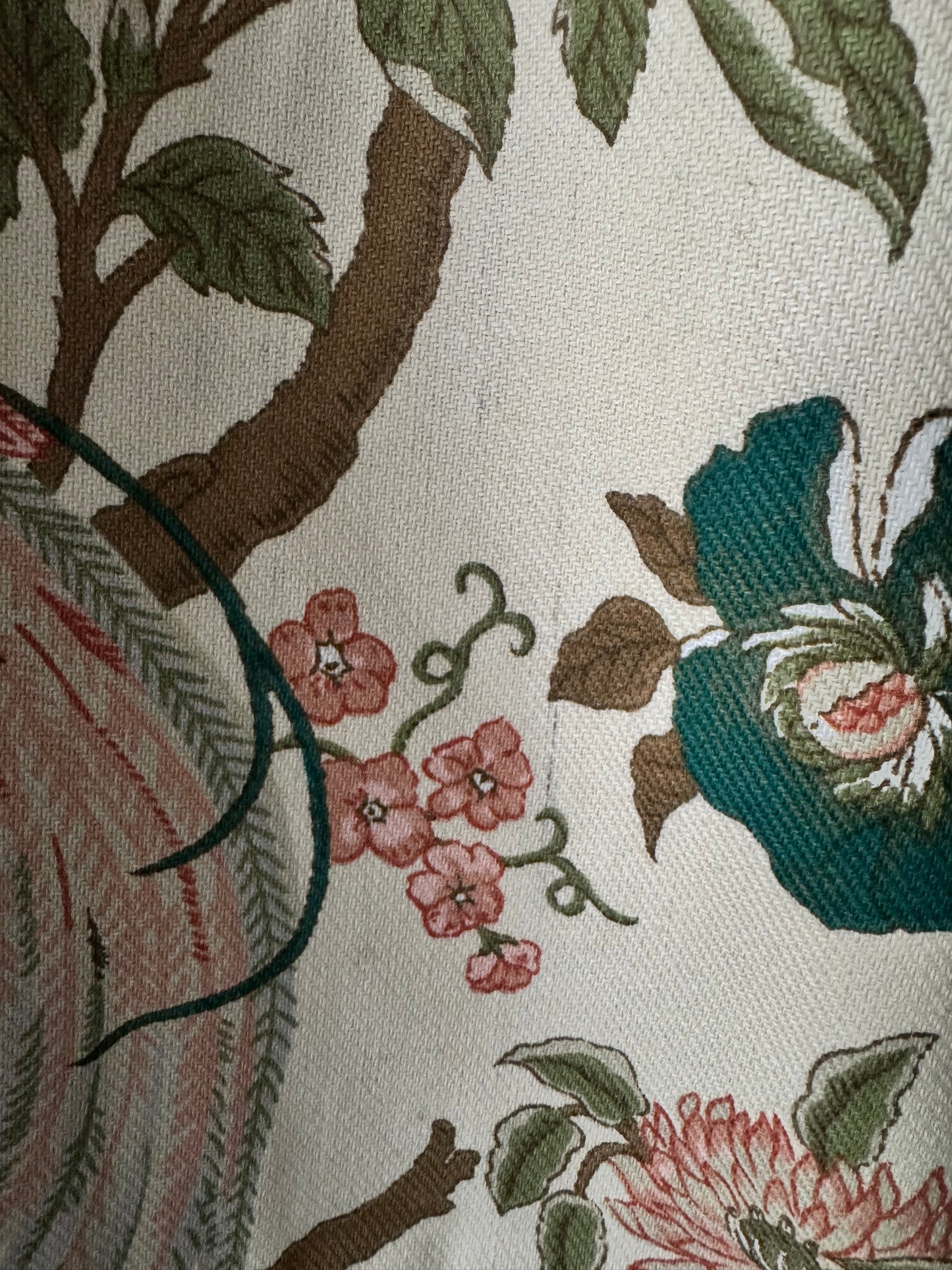 Paradise Bird Vintage Fabric