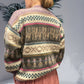Lana Llama Handknit Jumper Size Medium