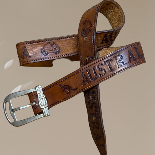 Tooled Leather Australia  Size 30