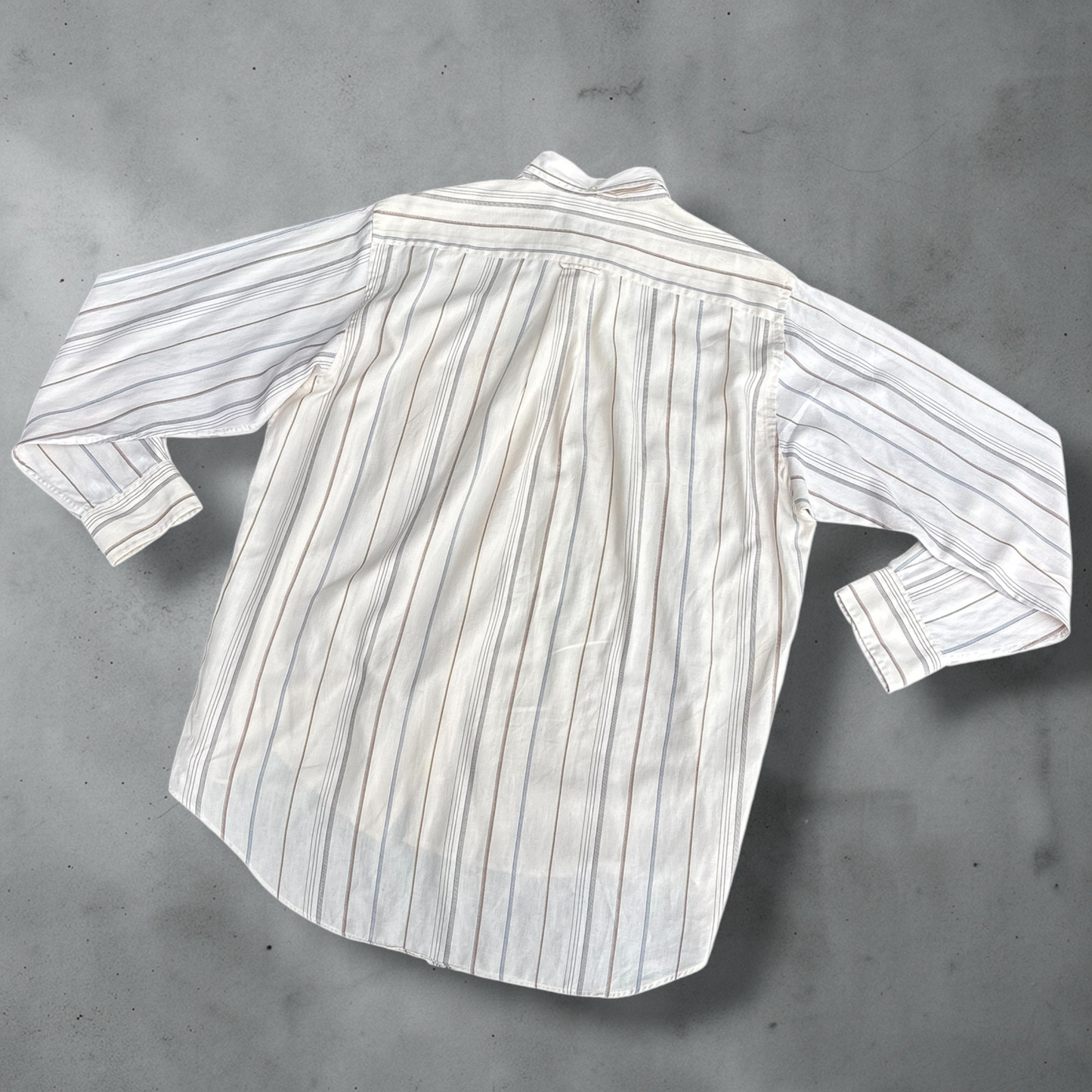 Jules Stripe Button Up Shirt Size L