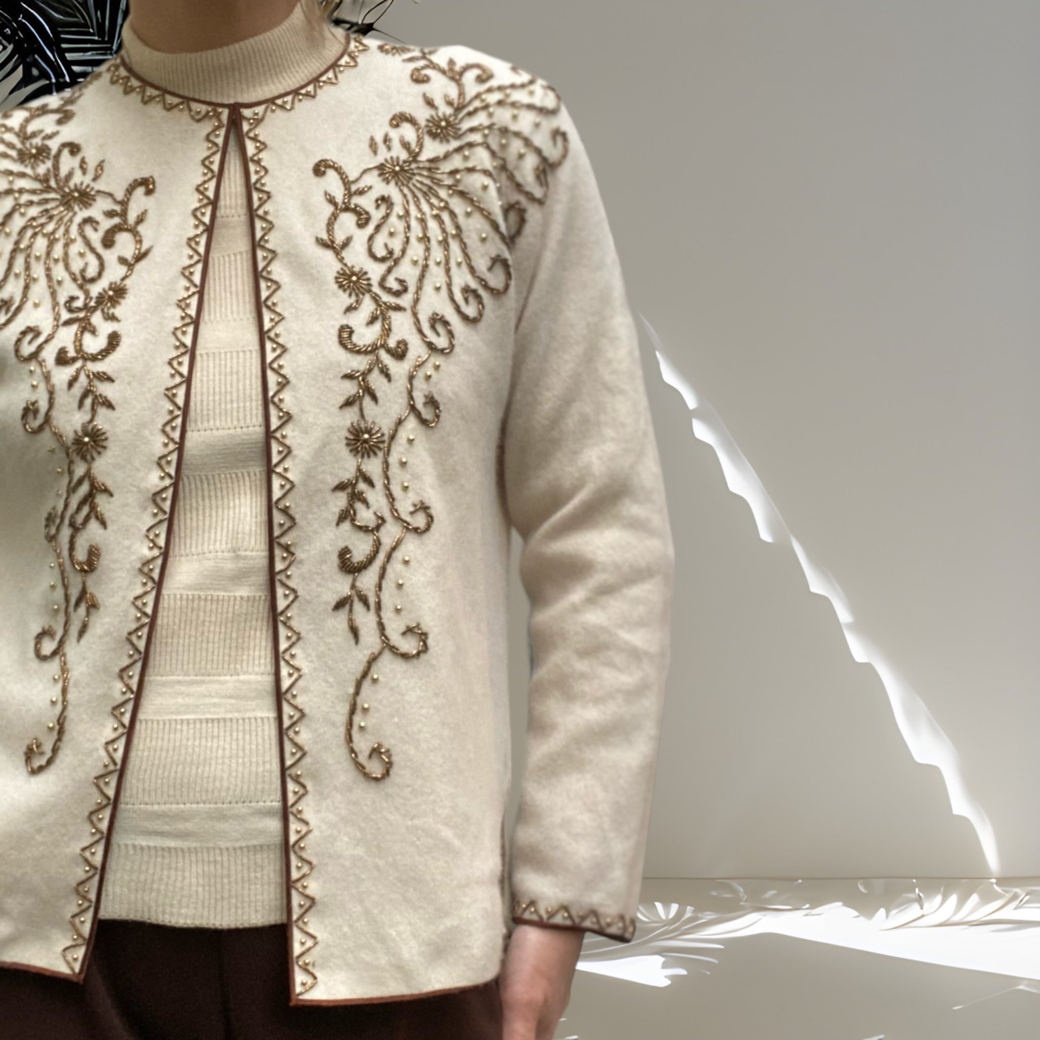 Beaded cardigan hotsell