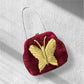 Velvet Butterfly Purse