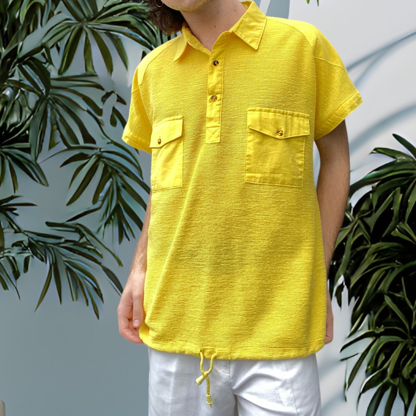 C & A Sunshine Polo Shirt Size Medium