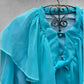Carol Gets Frilly 70's Aqua Blouse 12