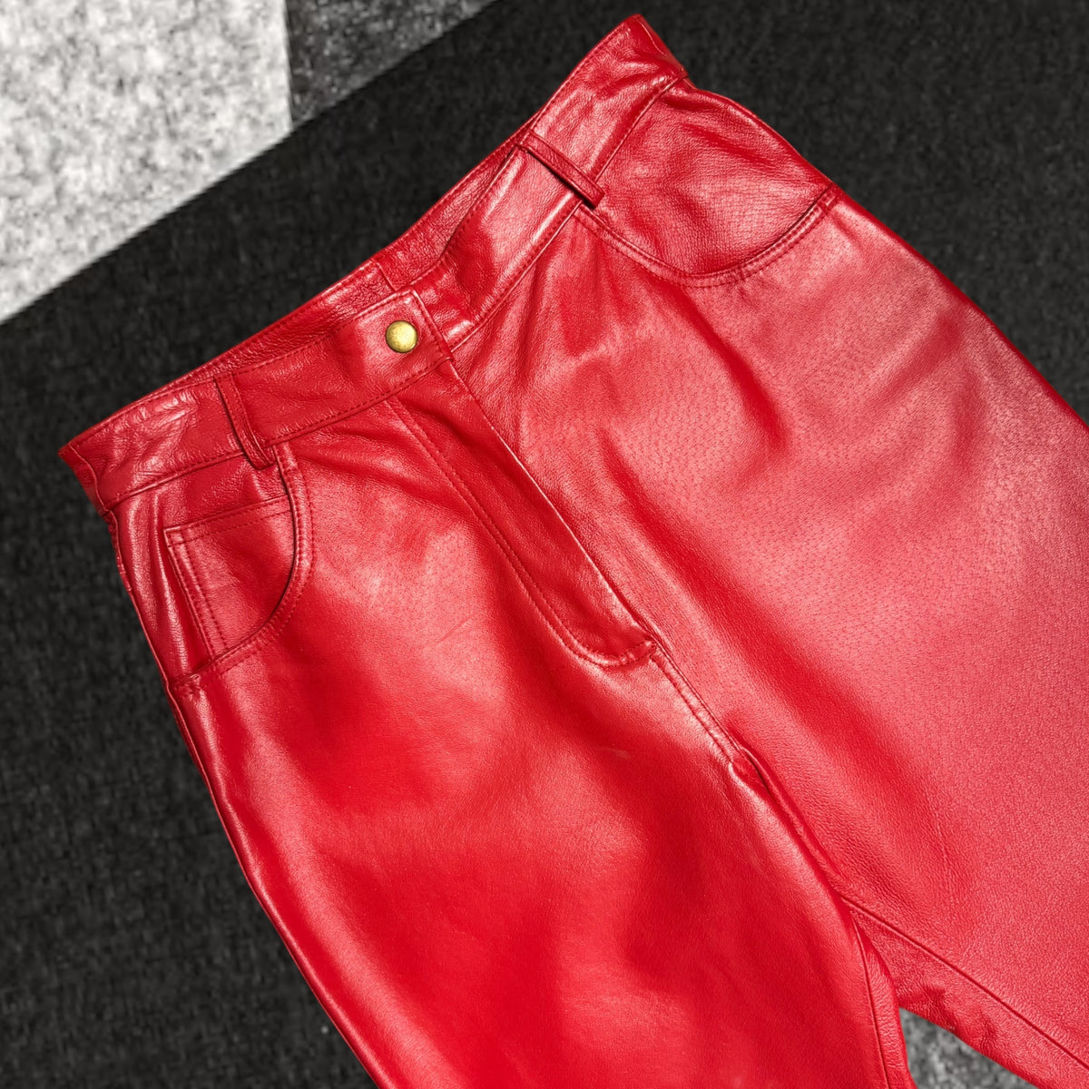 The Cars red leather Pants Size 10/ 12             S/Mens