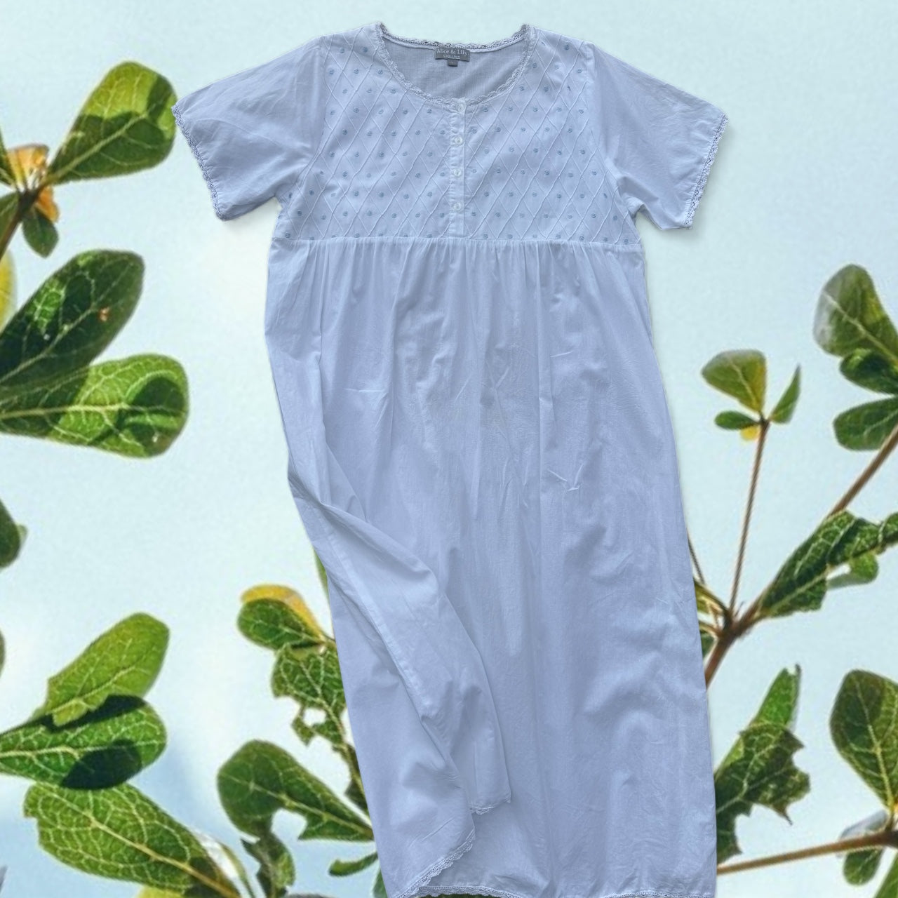 Alice Cotton Smock Dress Size 12