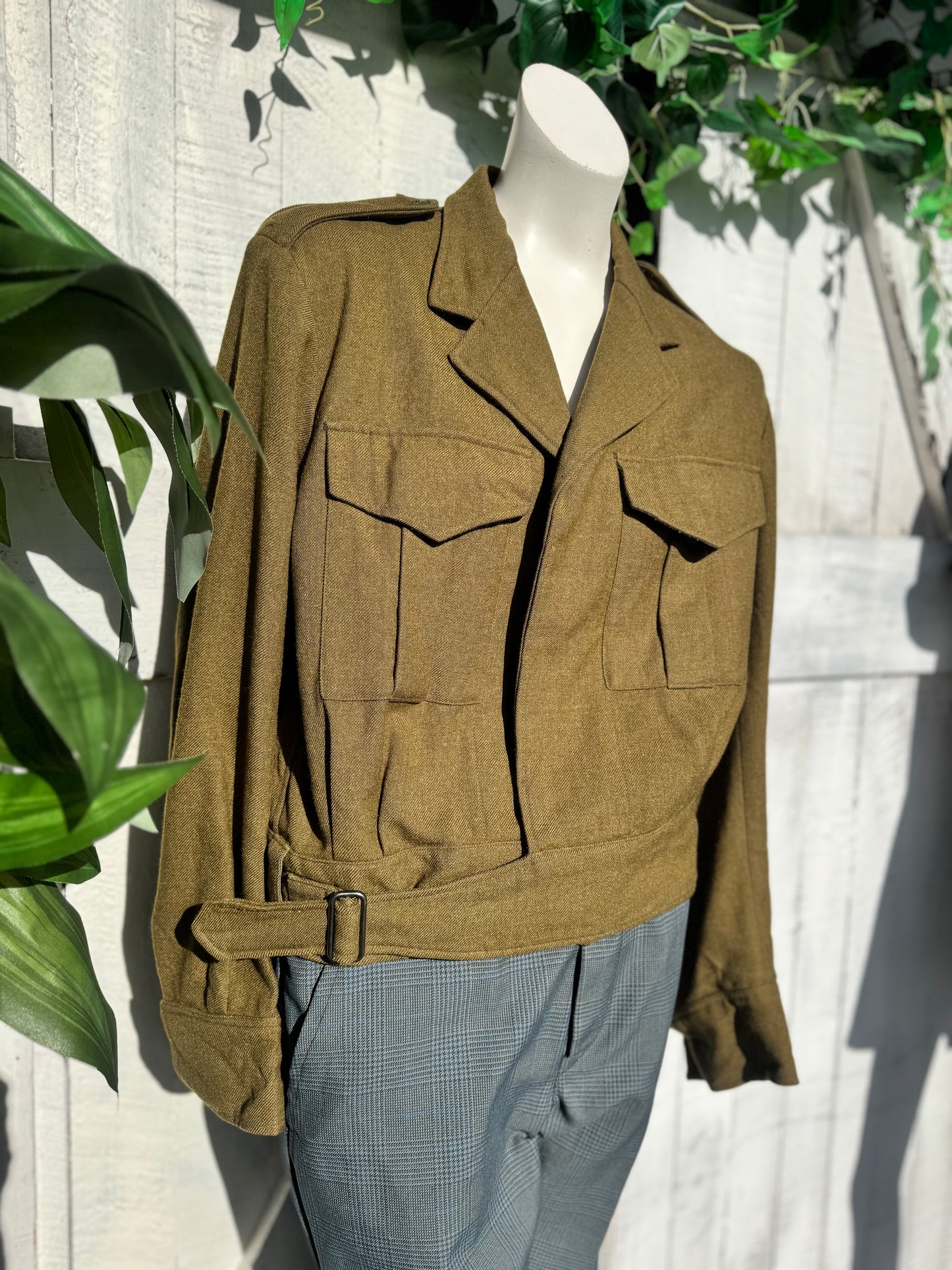 Nate Khaki Jacket Size 12-14