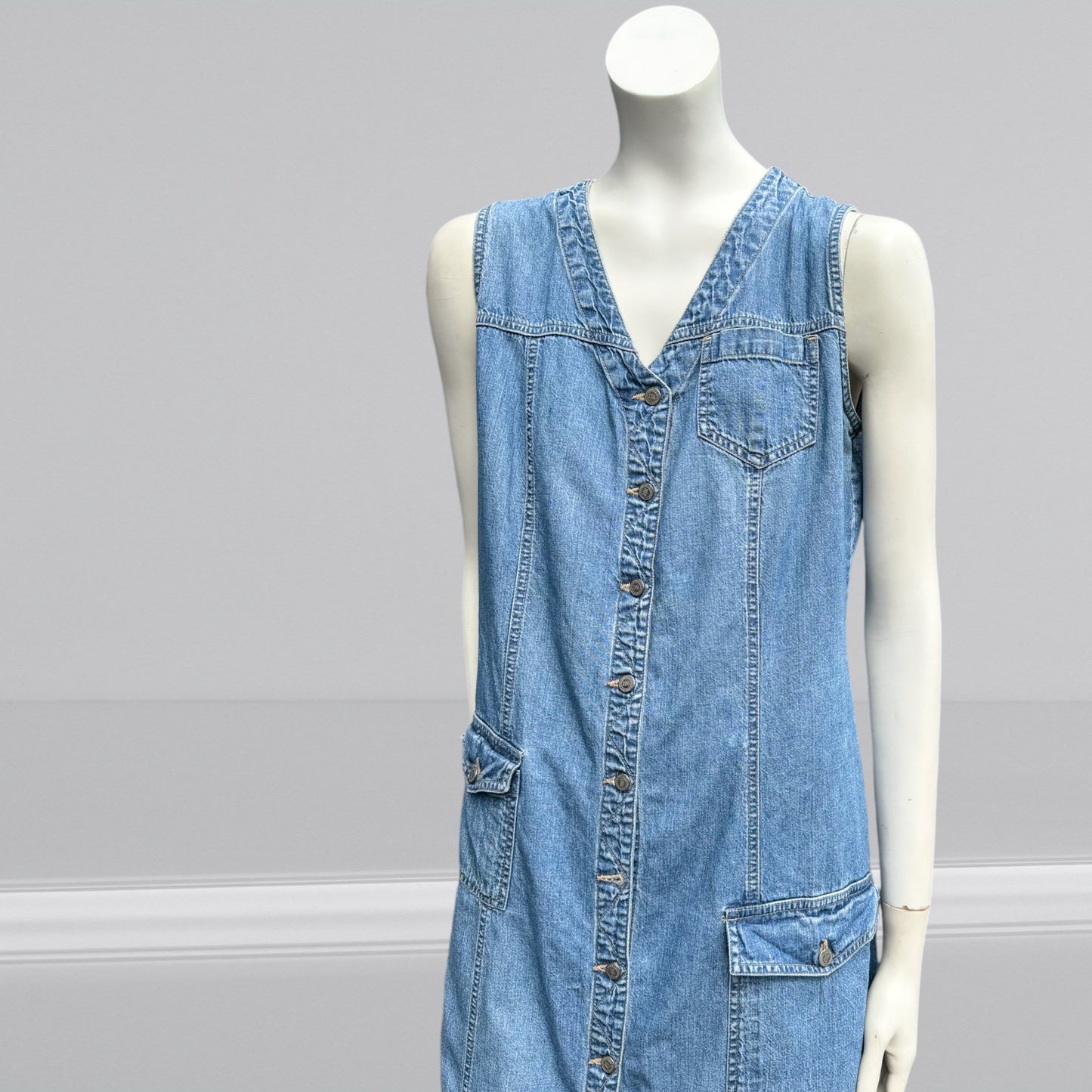 Monica 90's Denim Dress Size 10-12