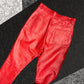 The Cars red leather Pants Size 10/ 12             S/Mens