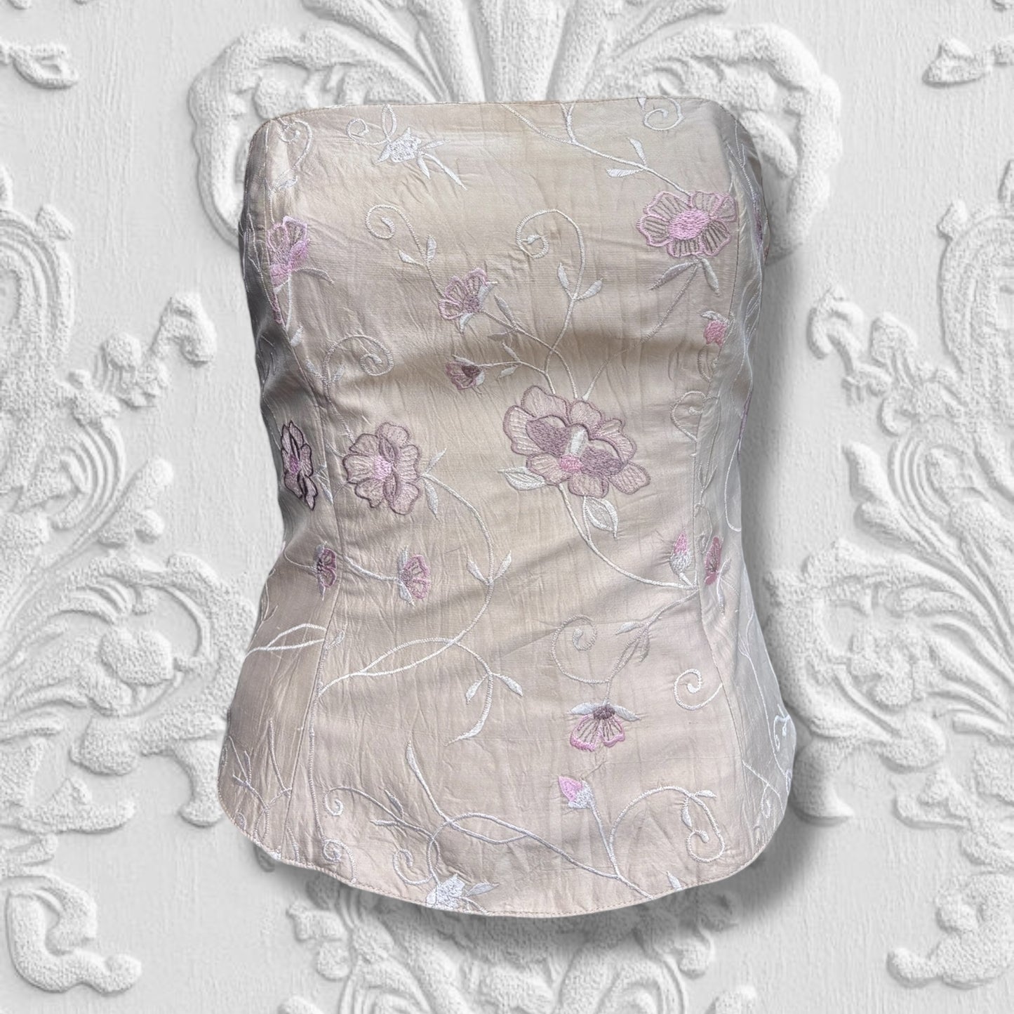 Floral corset top  Size S/ 10