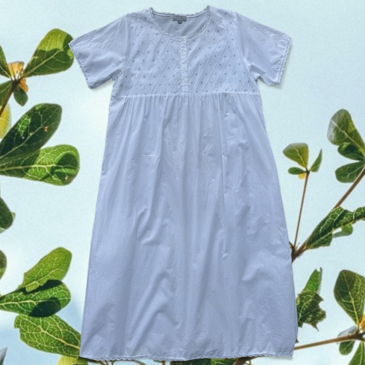 Alice Cotton Smock Dress Size 12