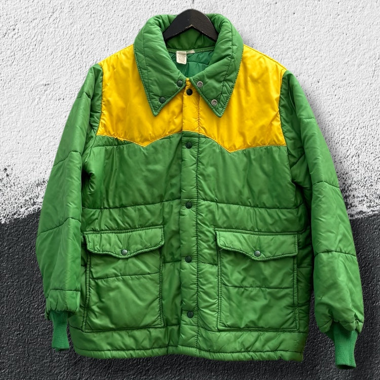Jim Hopper Green Puffer Jacket Size M/12