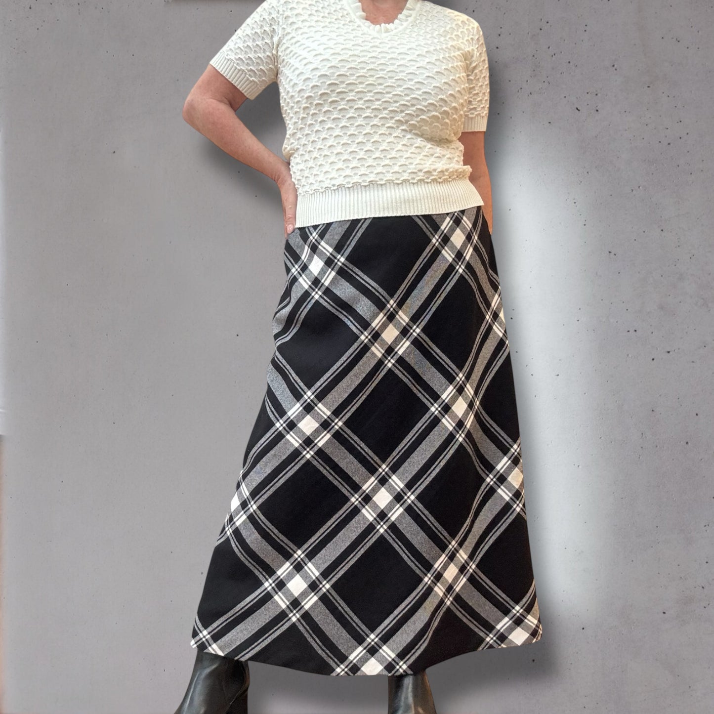 Belinda Plaid Skirt Size 14
