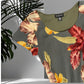 Hibiscus Bias Cut Dress Size 12 -14
