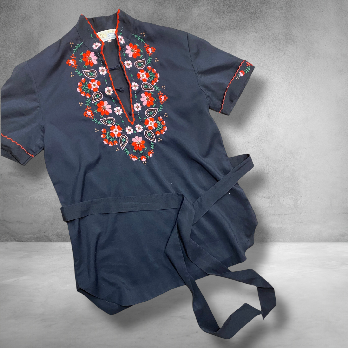 Embroidered Poppy Blouse Size 8