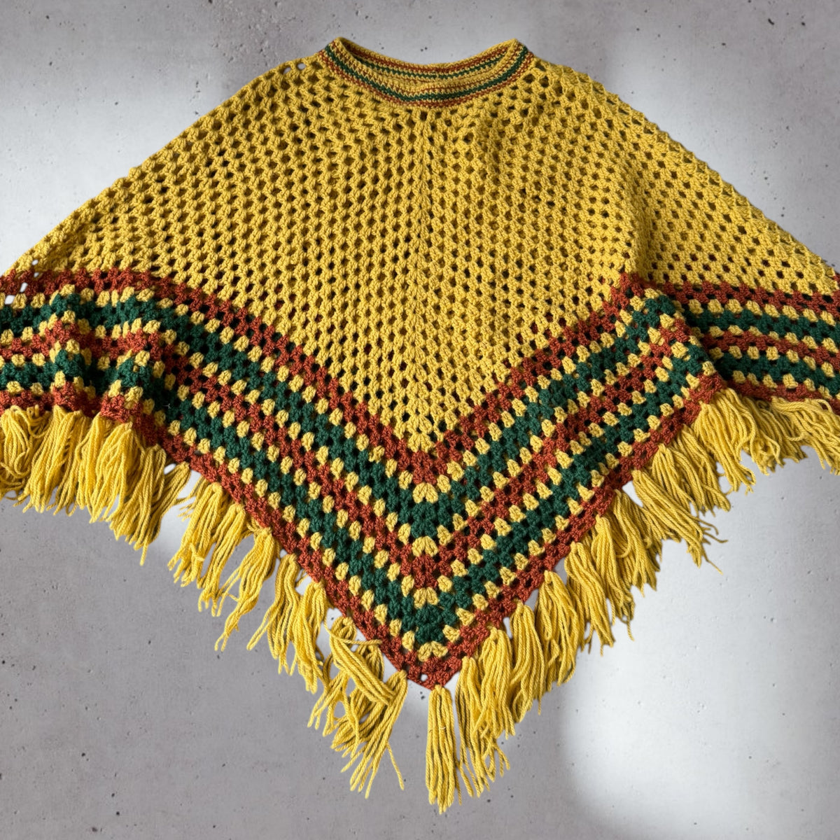 Earthy Poncho Size L