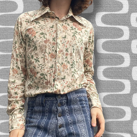 Frankie Floral Blouse Size S/M