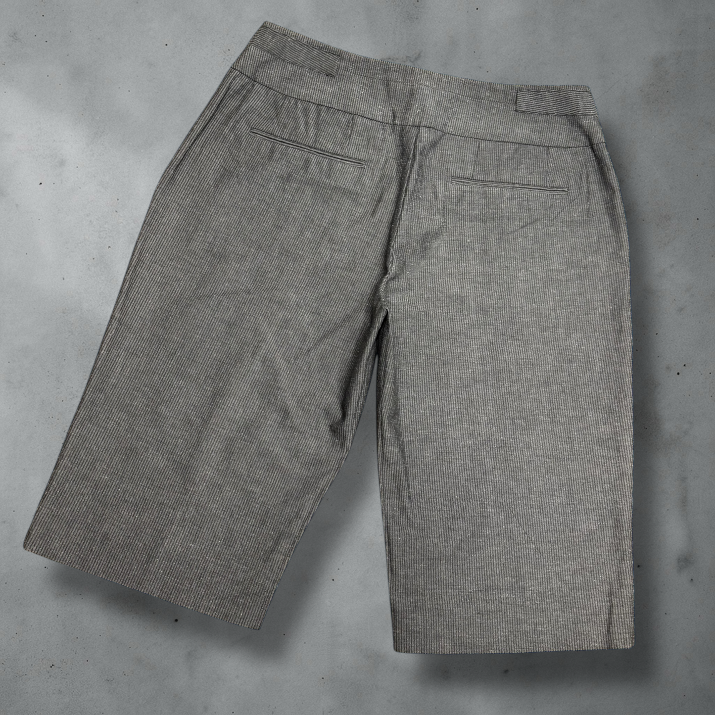 Madison Grey Pinstripe Shorts Size 12