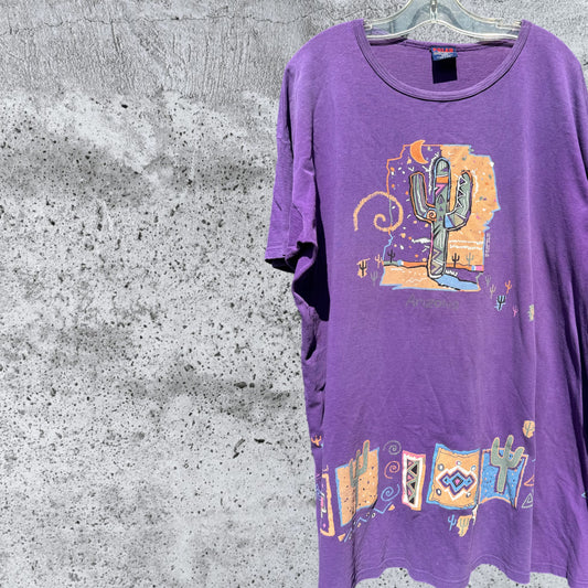 Purple Souvenir T-shirt dress Size 2XL