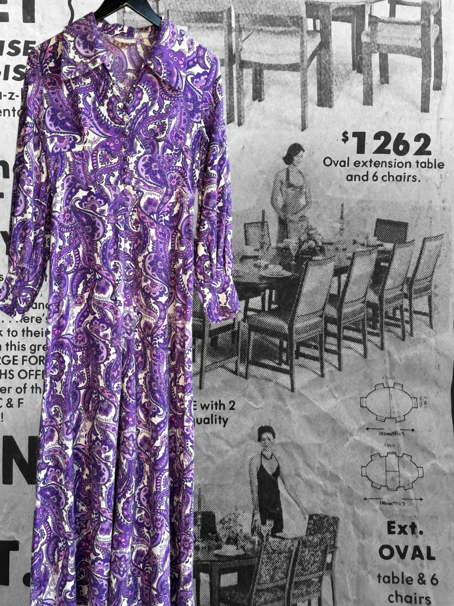 Pat Paisley Dress Size 8