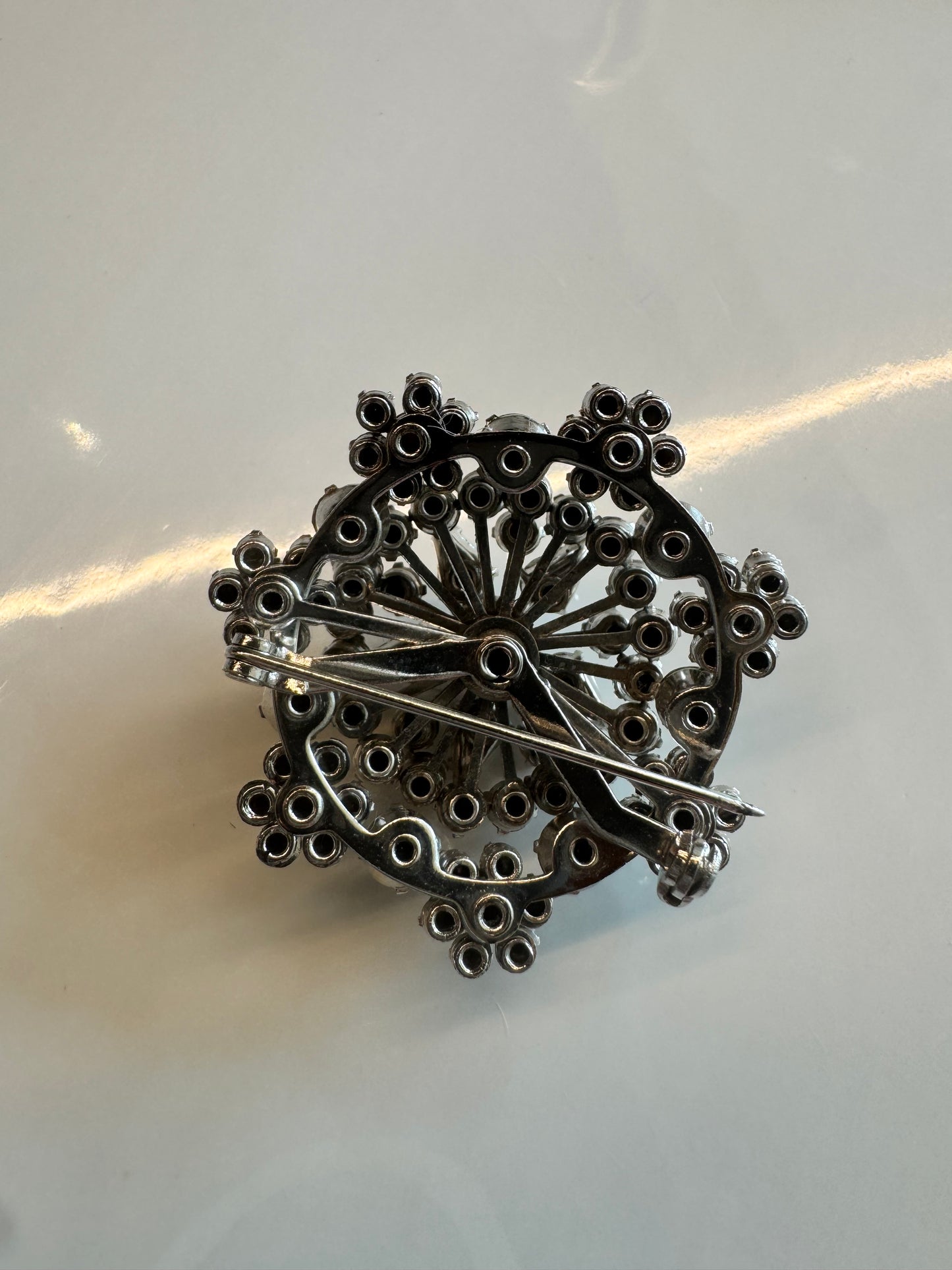 Sylvia Diamate Brooch