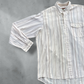 Jules Stripe Button Up Shirt Size L