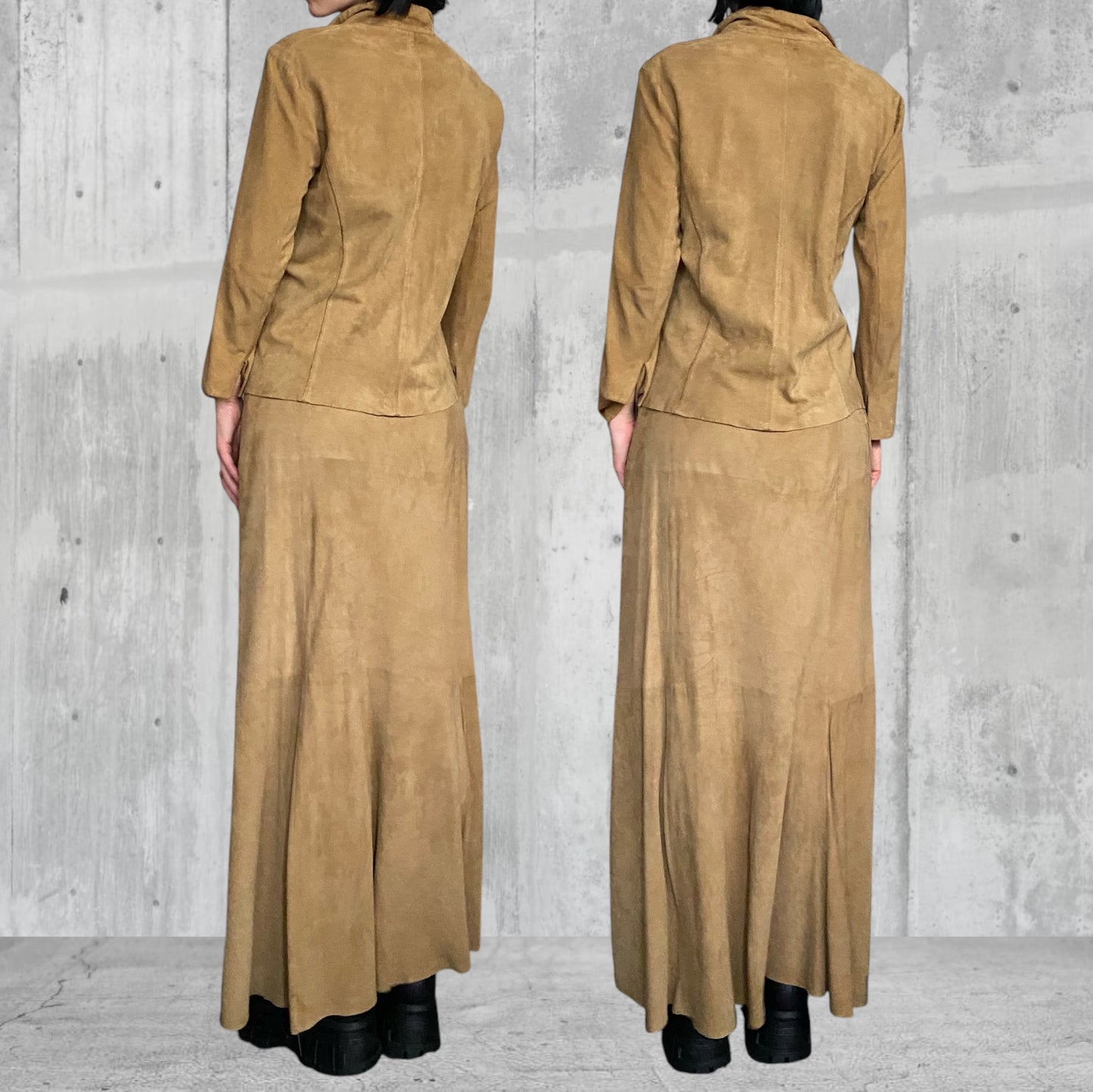 Indiana Suede Skirt Set Size 10 - 12