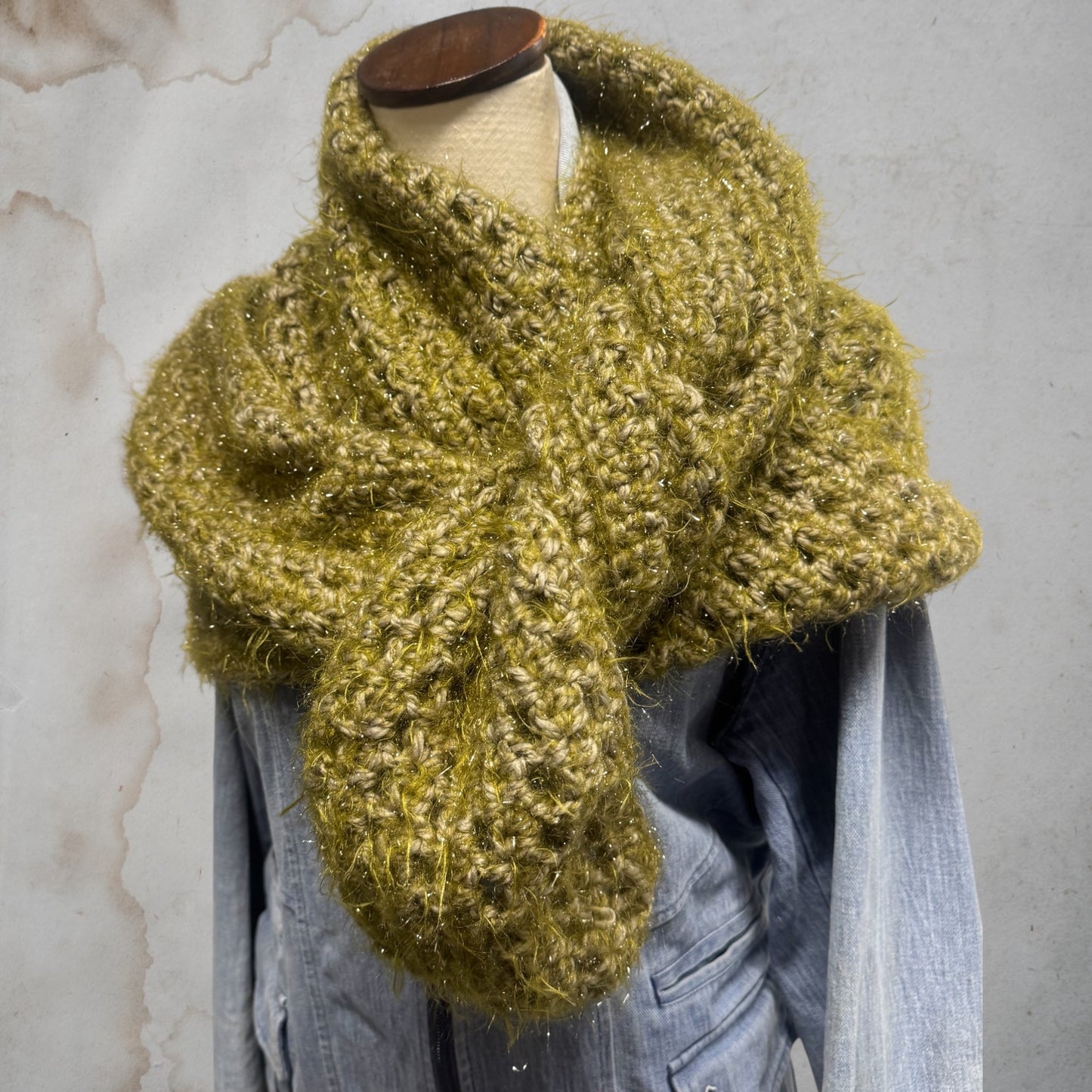 Brie Crochet Scarf Lge
