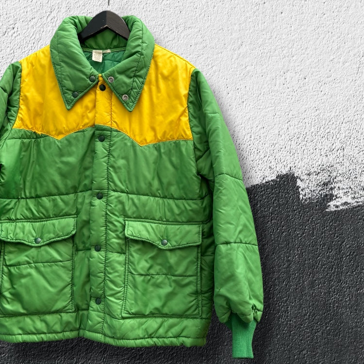 Jim Hopper Green Puffer Jacket Size M/12