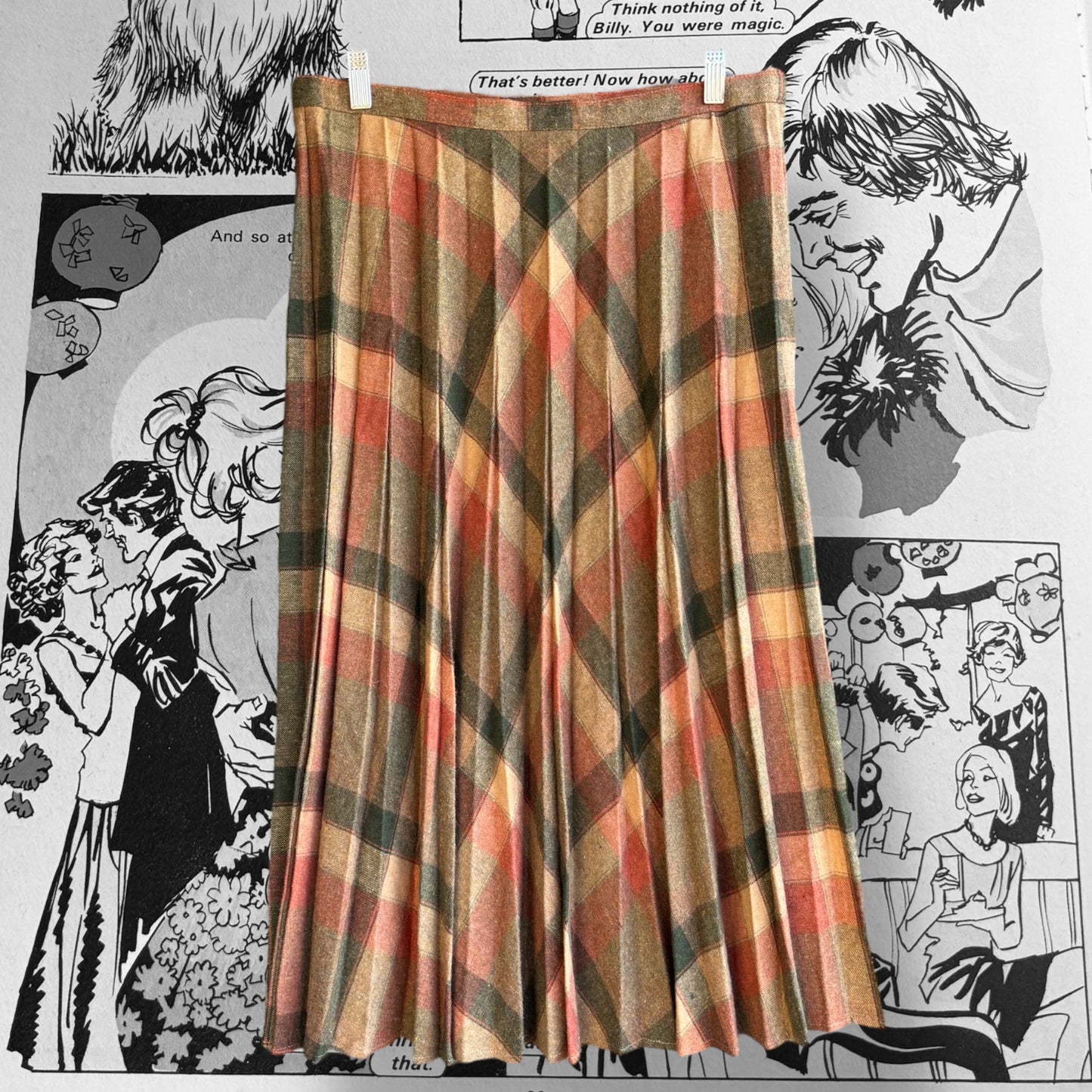 Brianna Plaid Skirt Size 12/14