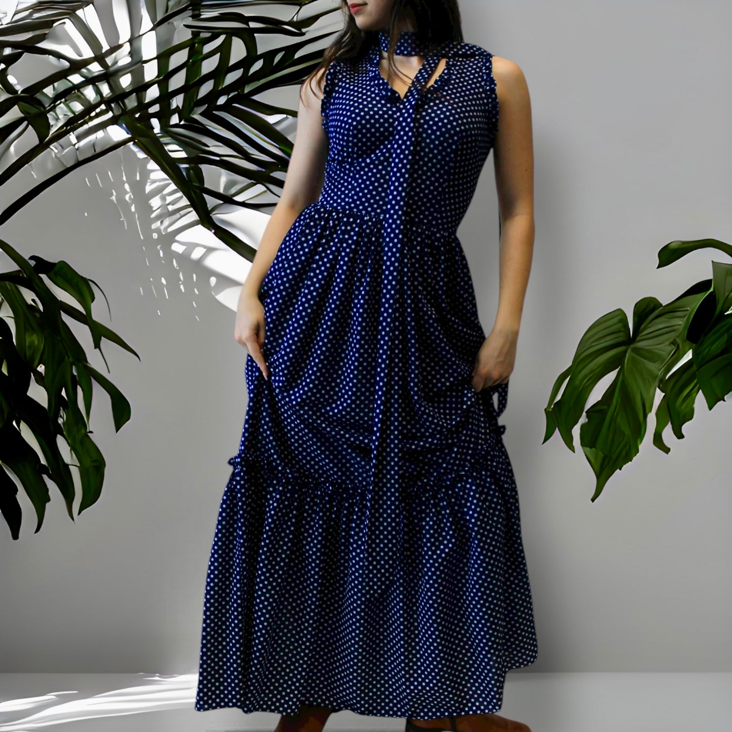 Jennifer Polka Dot Dress Size S