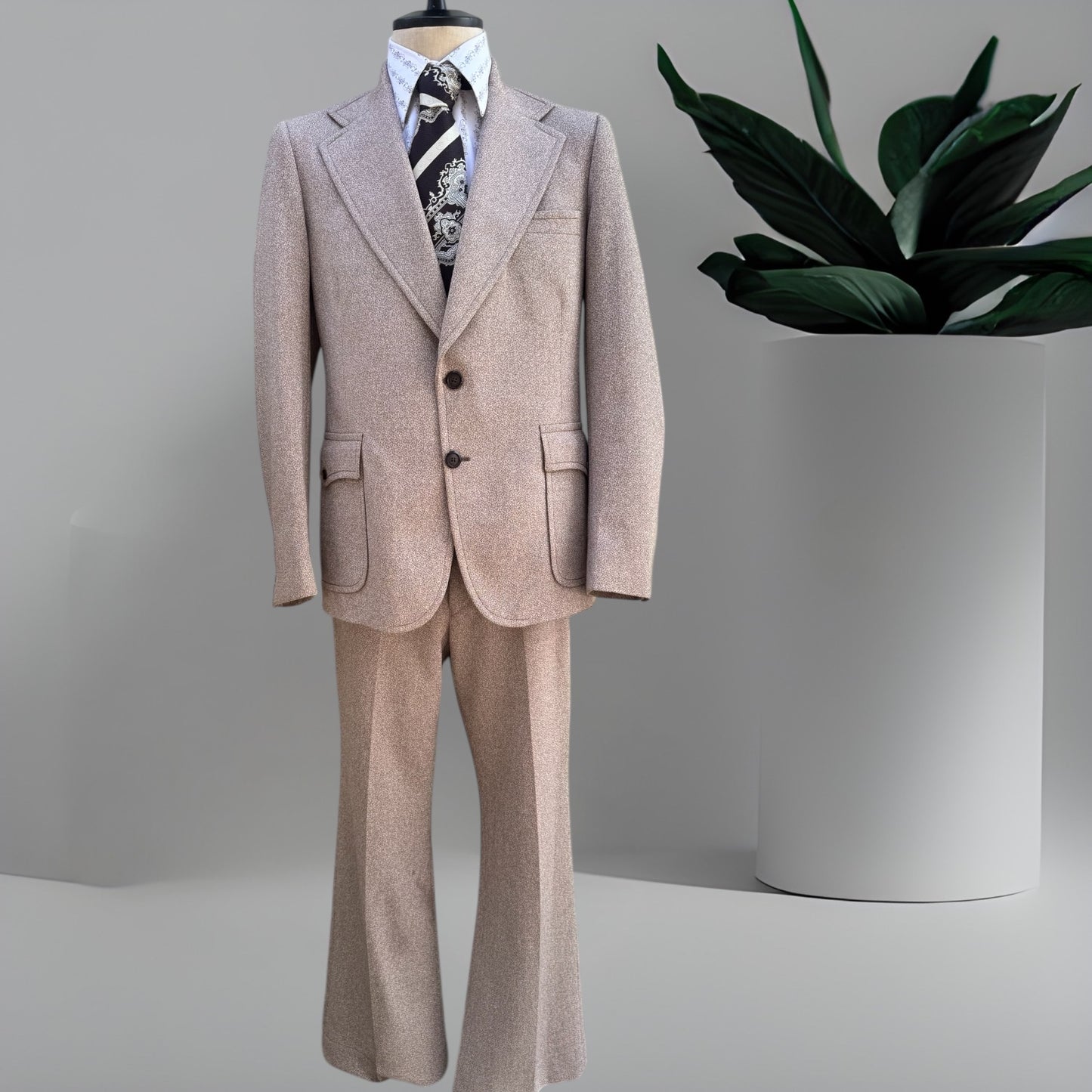 Bradley Crimplene 70’s Suit Size 36/14