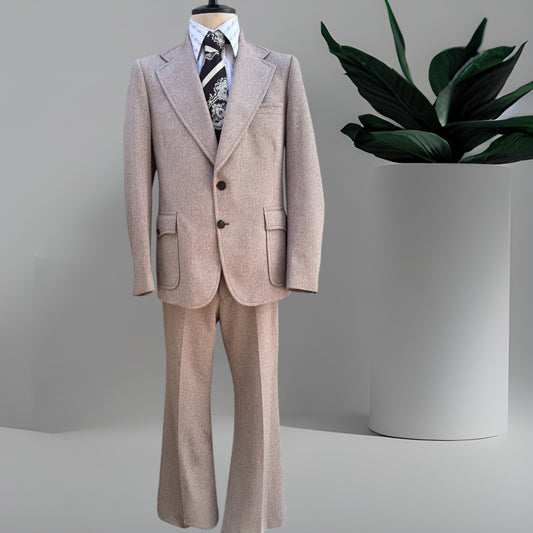 Bradley Crimplene 70’s Suit Size 36/14
