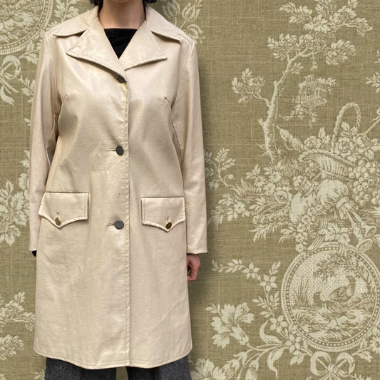 Vinnie 60’s Vinyl Overcoat Size 8/10