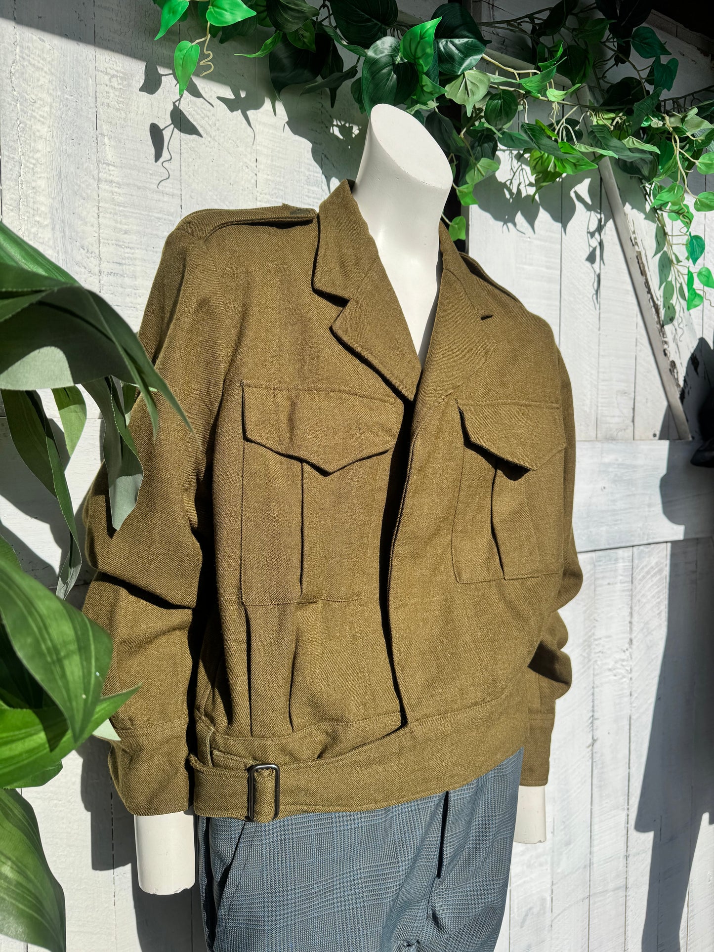 Nate Khaki Jacket Size 12-14