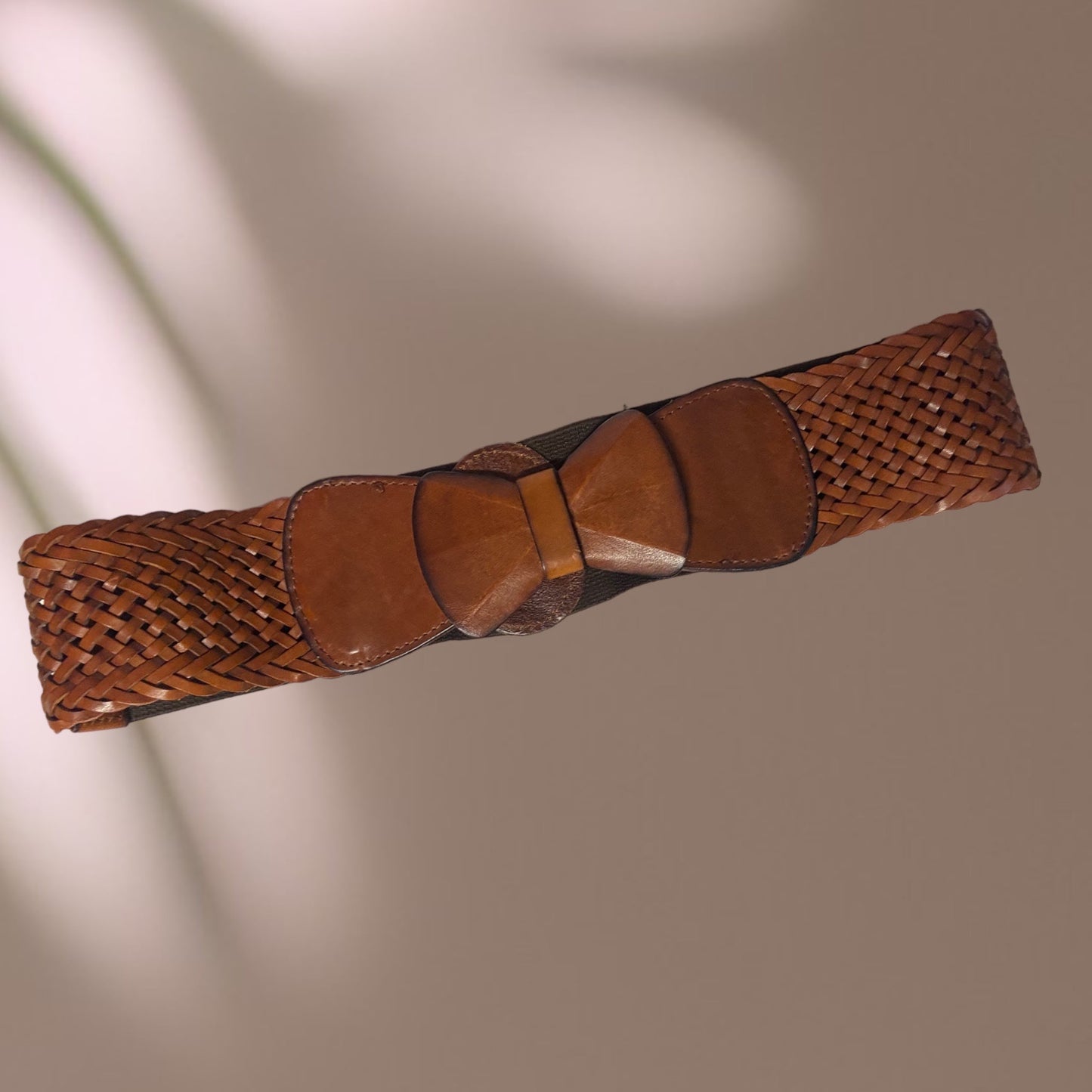 Connie Woven Leather Belt