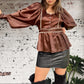 Karels 70’s Vintage Blouse Size 8