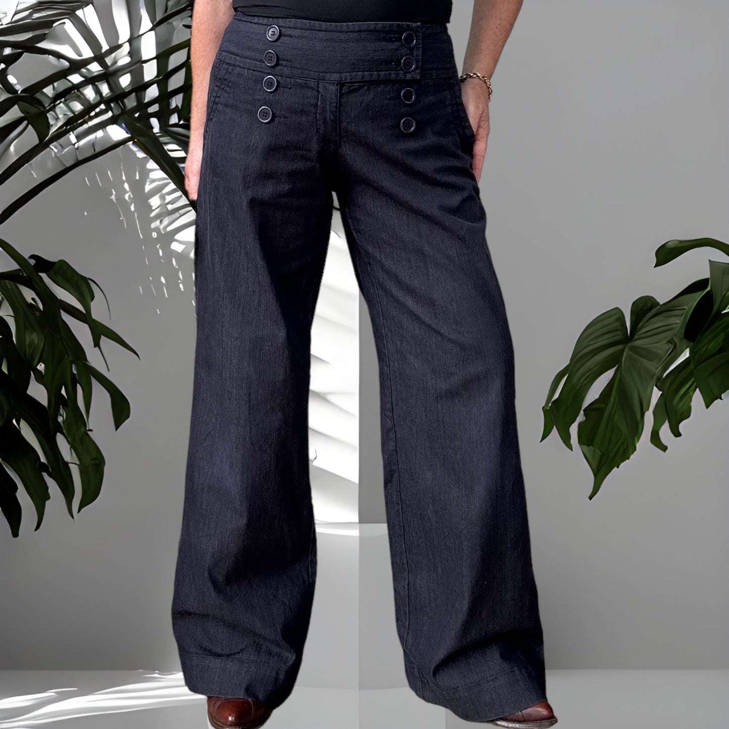 Max Y2K Wide Leg Jeans Size 12-14