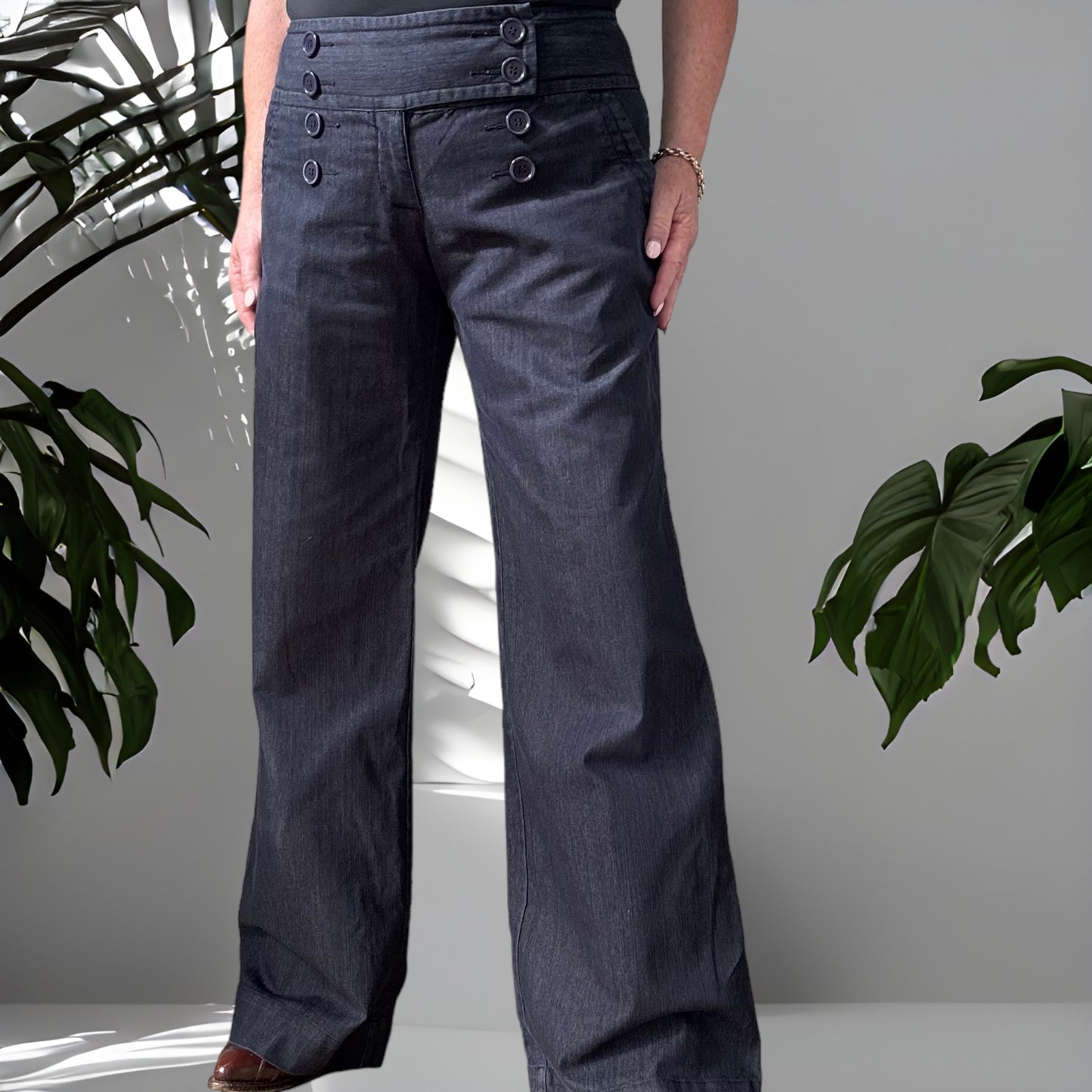 Max Y2K Wide Leg Jeans Size 12-14