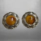 Amber 80’s Earrings