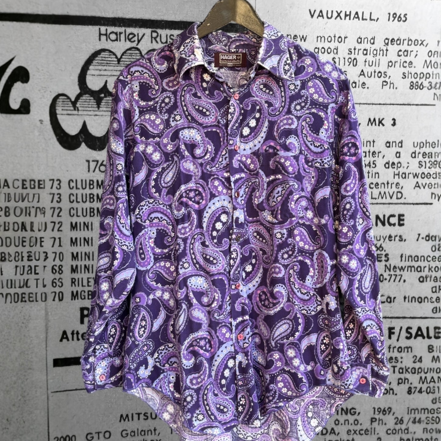 Paul Paisley Shirt Size M