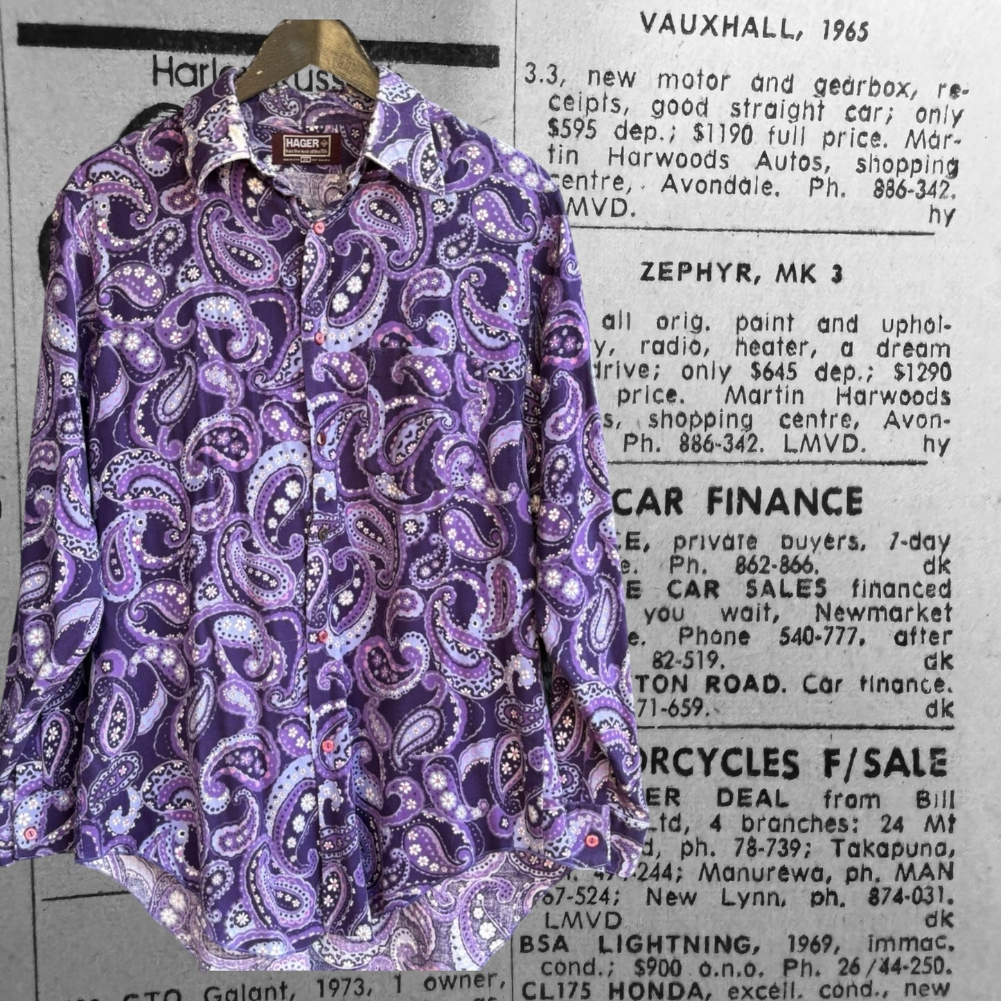 Paul Paisley Shirt Size M