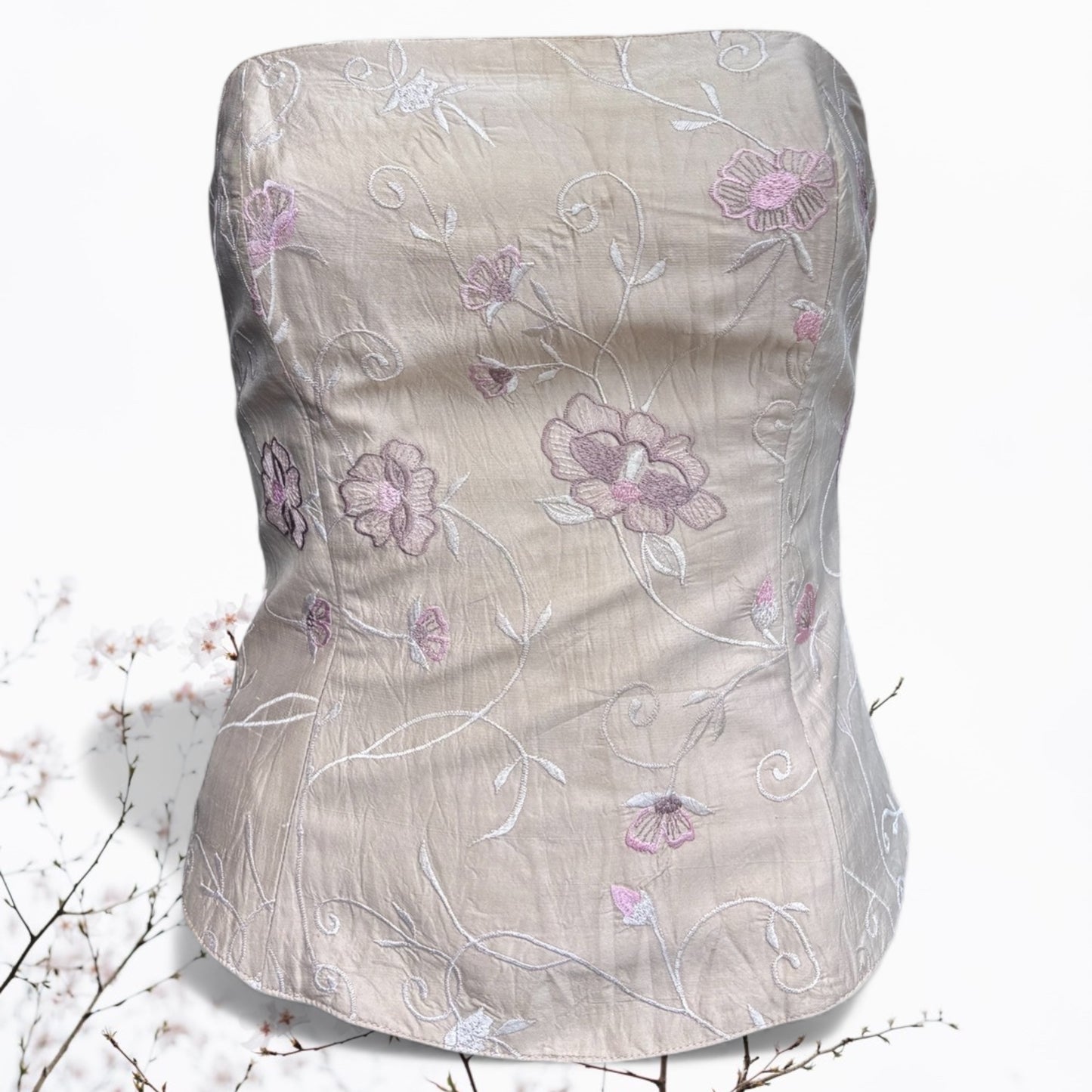 Floral corset top  Size S/ 10