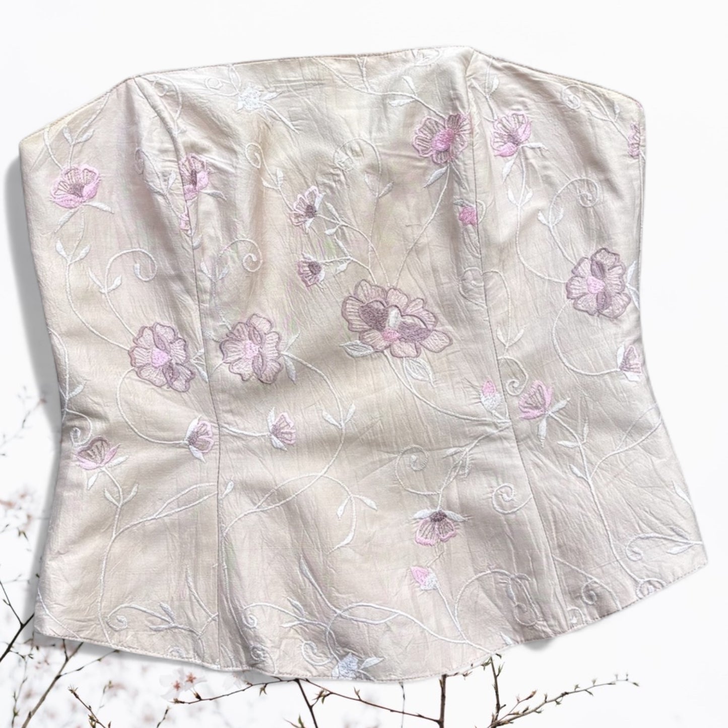 Floral corset top  Size S/ 10