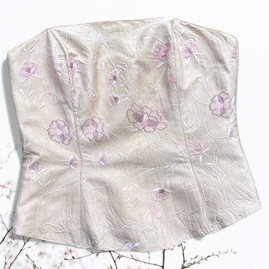 Floral corset top  Size S/ 10
