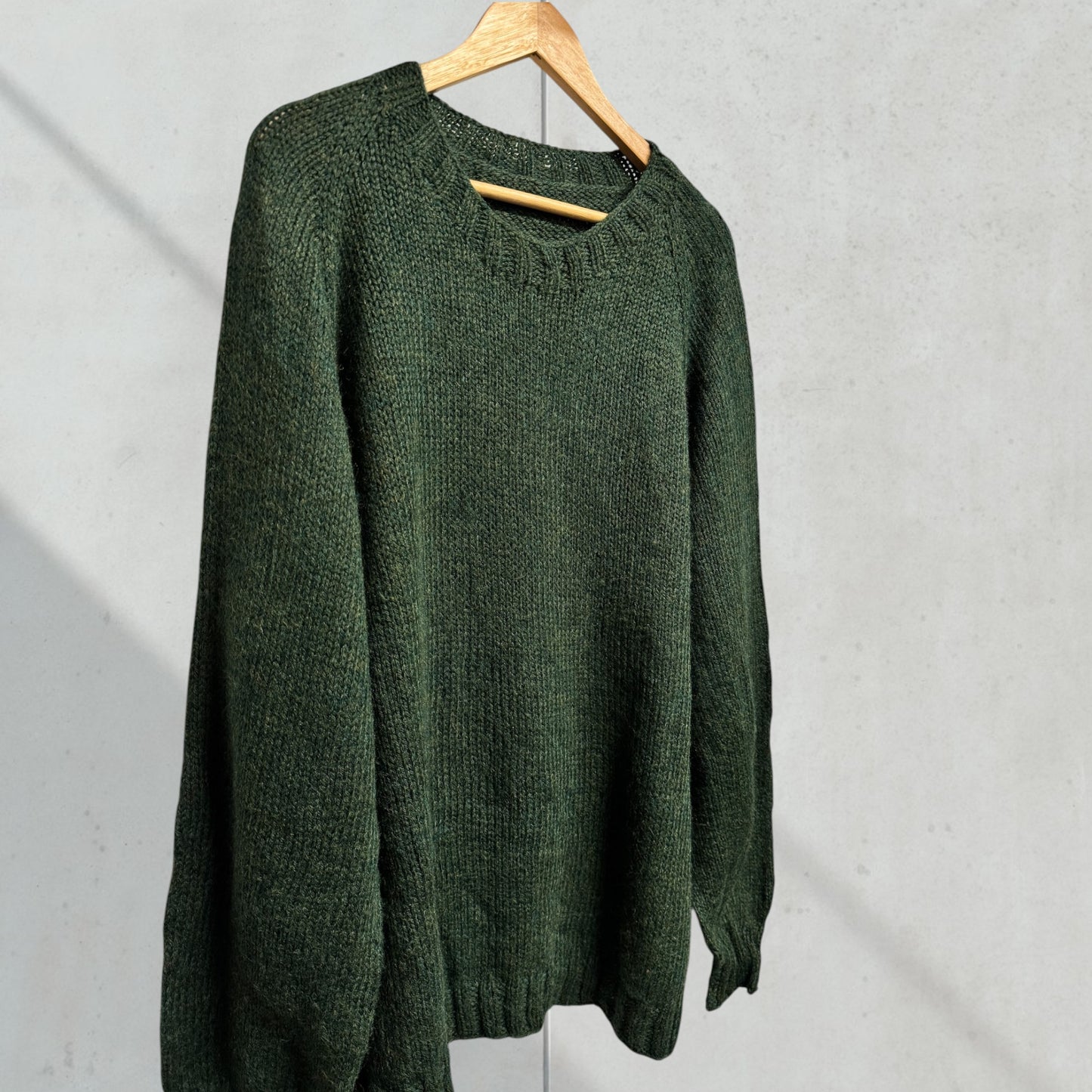 Love Green Hand Knit XXL
