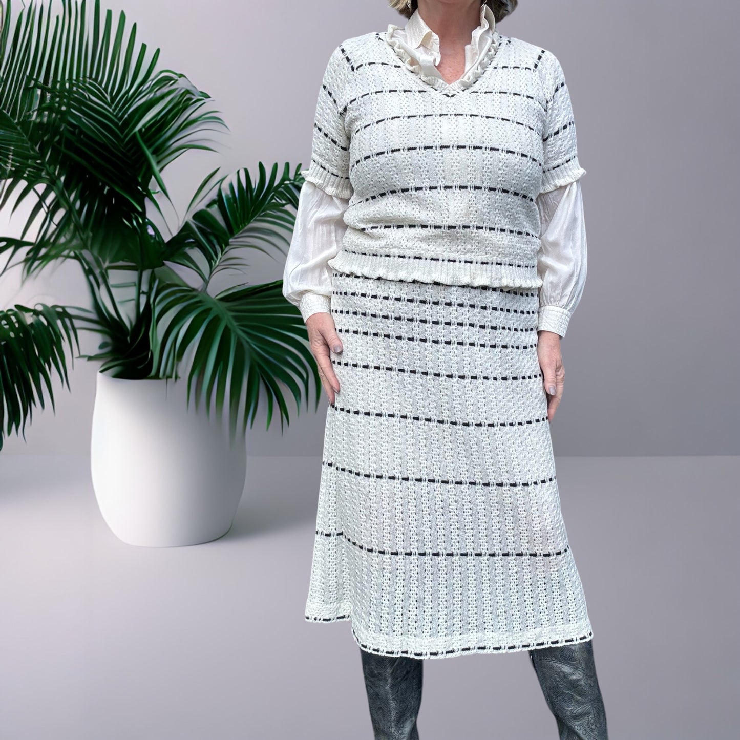 Peter Lord Skirt Set Size 14