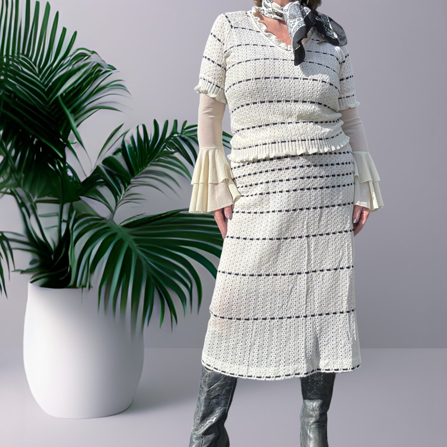 Peter Lord Skirt Set Size 14