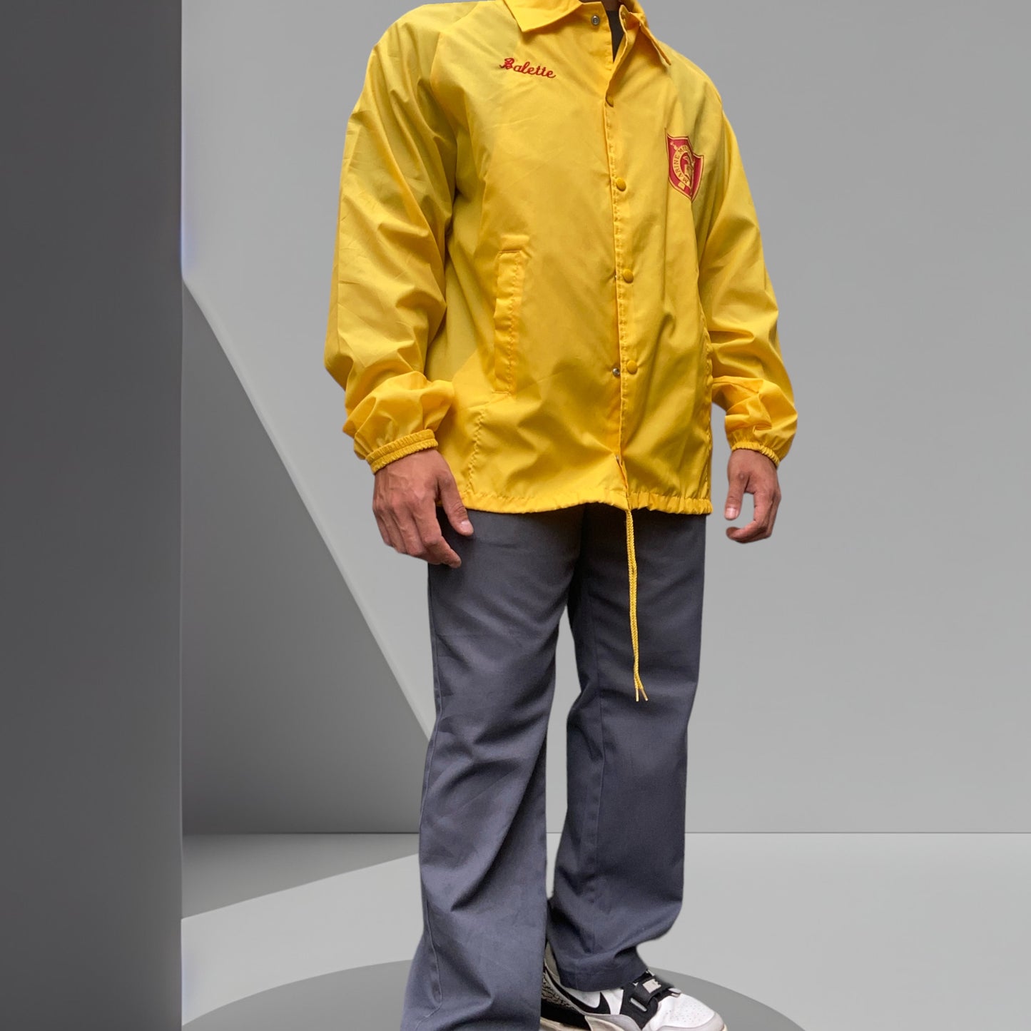 Champion Yellow Windbreaker